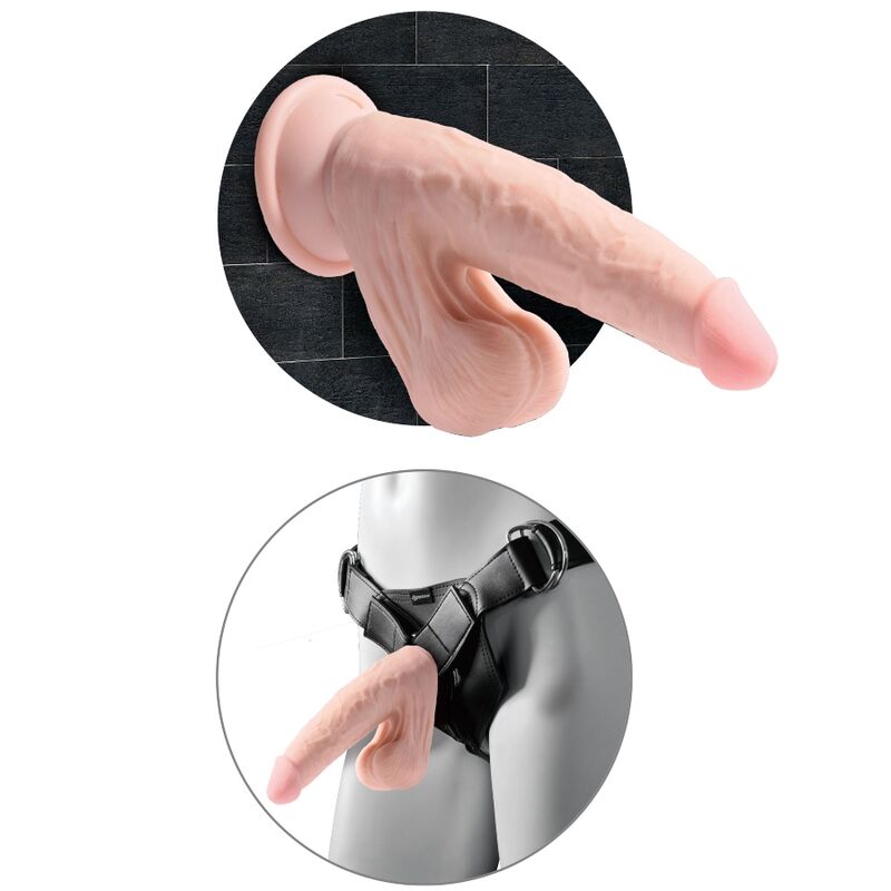 King Cock Plus Dildo Triple Density con Testicoli Oscillanti 24,5 cm – immagine 4