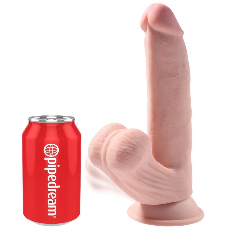 King Cock Plus Dildo Triple Density con Testicoli Oscillanti 24,5 cm