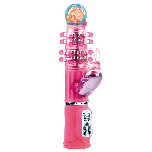 Baile Passion Rock Vibratore Rabbit Rotante 10 Funzioni 27 cm Rosa – immagine 2