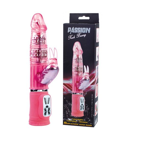 Baile Passion Rock Vibratore Rabbit Rotante 10 Funzioni 27 cm Rosa – immagine 6