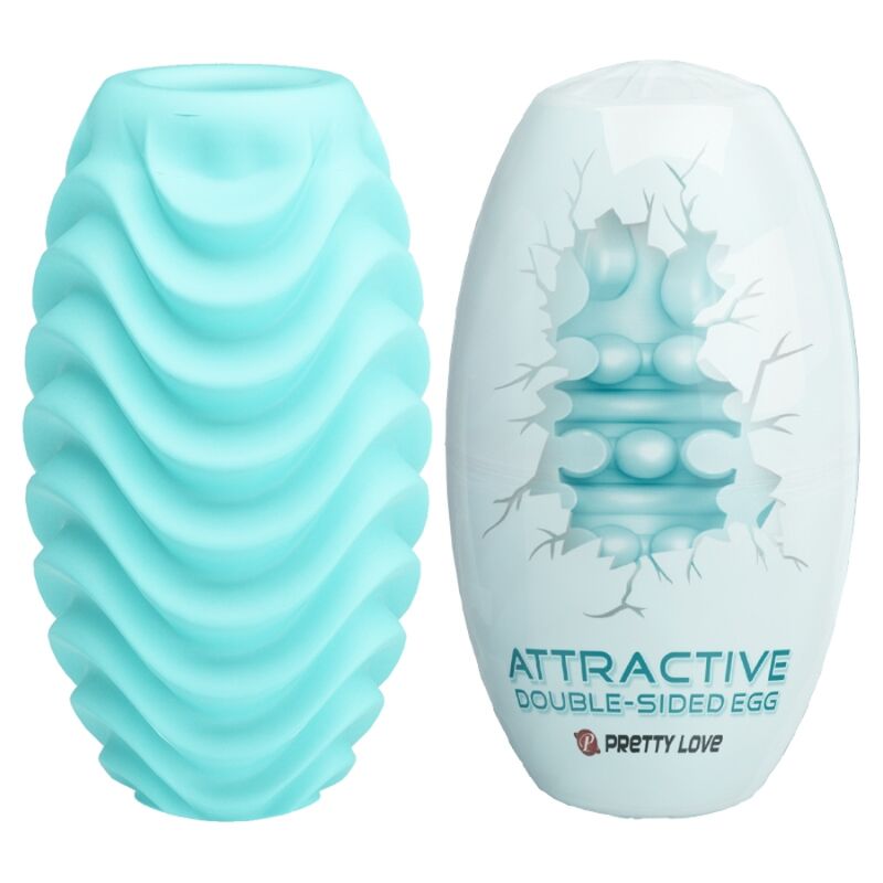 Pretty Love Fantastic Egg Uovo Masturbatore Doppia Faccia Turchese