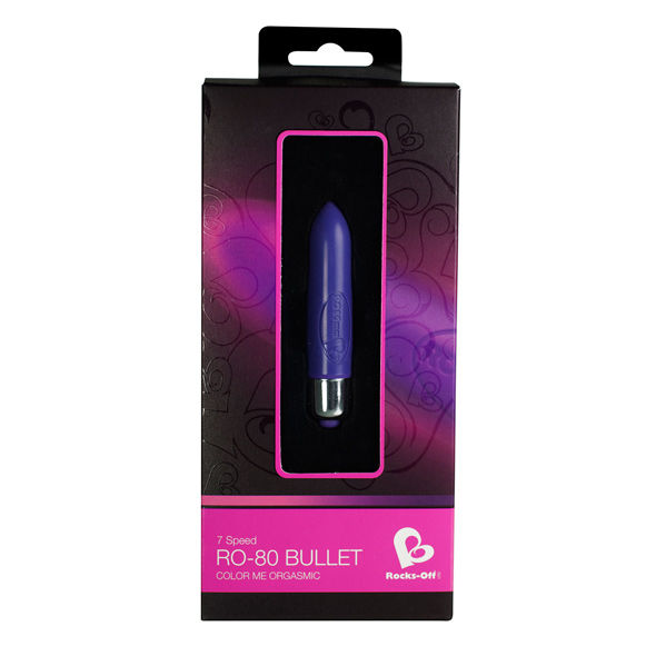 Rocks-Off RO-80mm Proiettile Vibrante 7 Velocità Cambia Colore – immagine 3