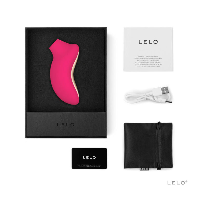 LELO Sona 2 Massaggiatore Sonico per il Clitoride Ciliegia – immagine 4