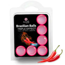 Secretplay palline brasiliane triplo effetto set 6 pezzi