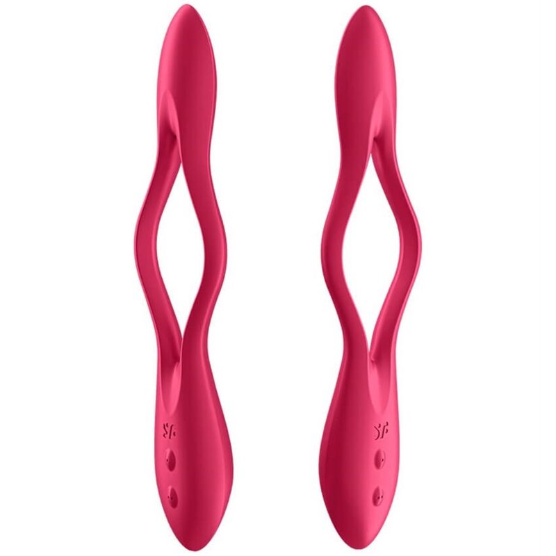 Satisfyer Elastic Joy Vibratore di Coppia Flessibile Rosso – immagine 2