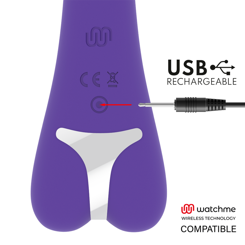 Mr. Boss Enzo Vibratore con Telecomando WatchMe Viola – immagine 9