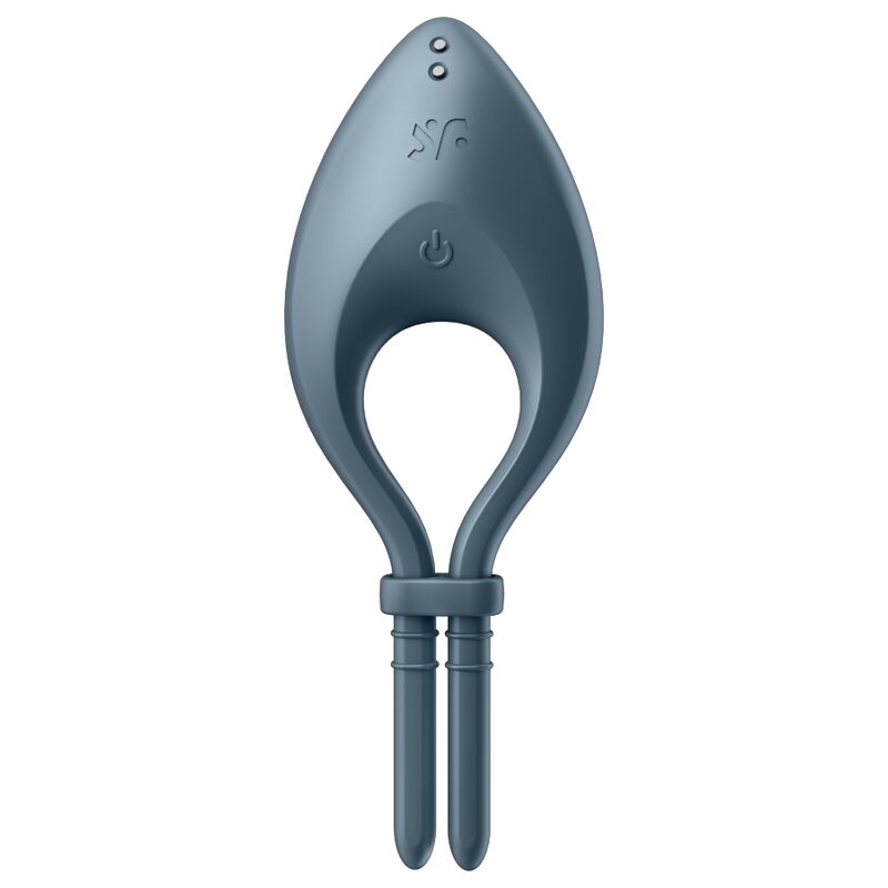 Satisfyer Bullseye Anello Vibrante con App Grigio – immagine 2