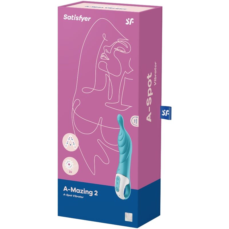 Satisfyer Amazing 2 Vibratore Punto A Turchese – immagine 3