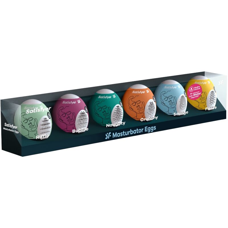 Satisfyer Masturbator Egg Set 6 Uova Masturbatrici – immagine 2