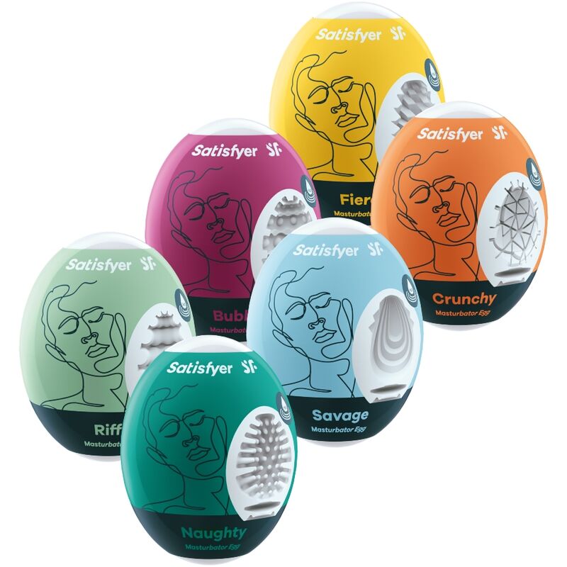 Satisfyer Masturbator Egg Set 6 Uova Masturbatrici