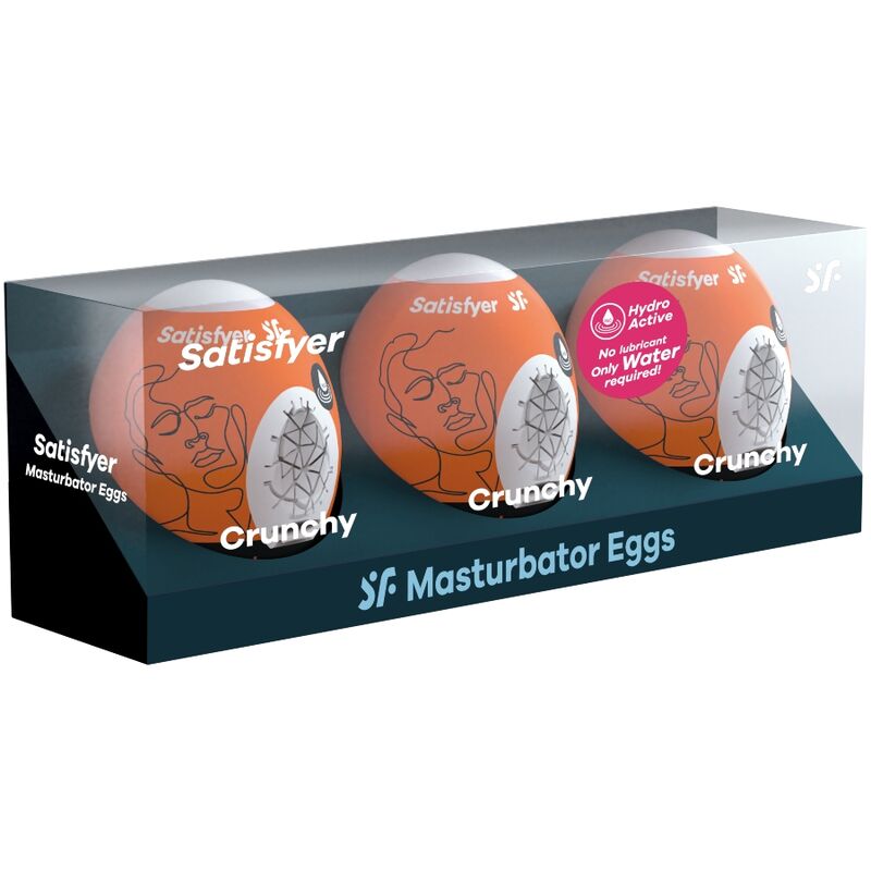 Satisfyer Masturbator Egg Set 3 Uova Crunchy – immagine 2