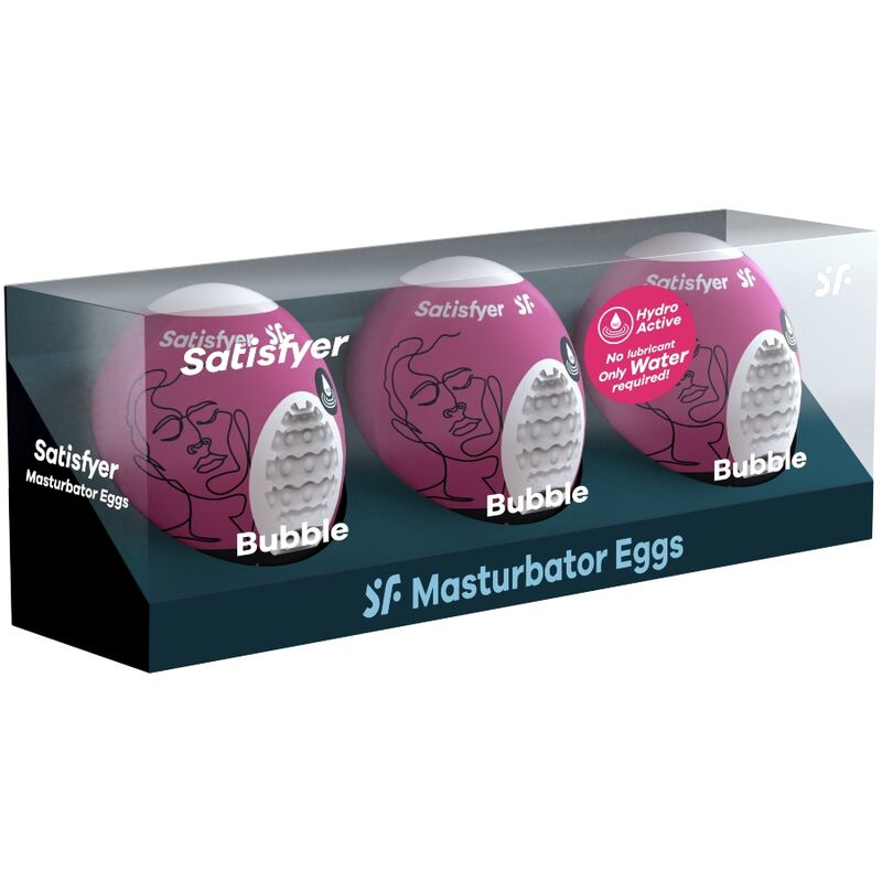 Satisfyer Masturbator Egg Set 3 Uova Bubble – immagine 2