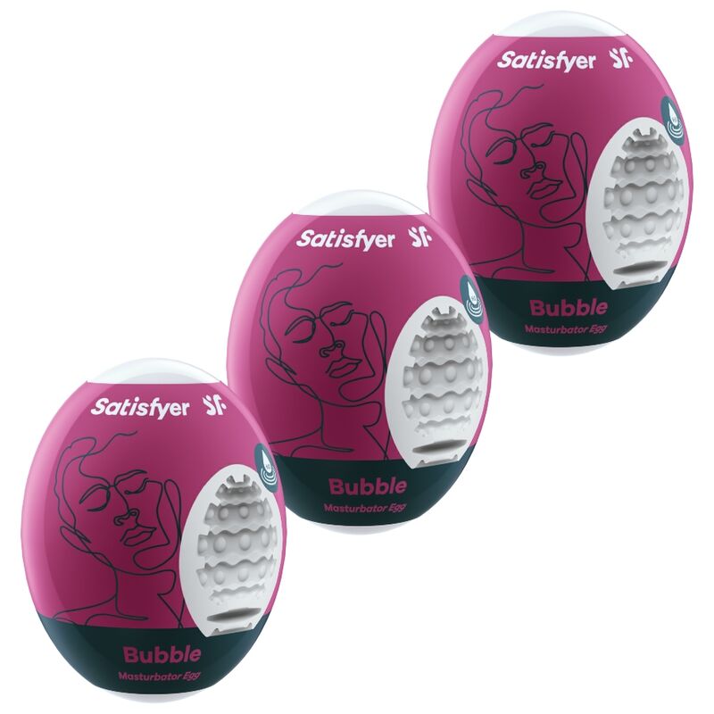 Satisfyer Masturbator Egg Set 3 Uova Bubble