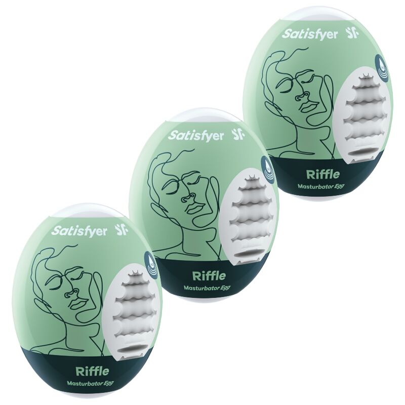 Satisfyer Masturbator Egg Set 3 Uova Riffle