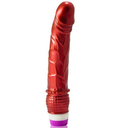 Baile Vibratore Realistico in Gel Rosso 23 cm