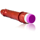 Baile Vibratore Realistico in Gel Rosso 23 cm – immagine 2