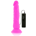 Diversia Dildo Vibrante Flessibile Viola 21 cm con Ventosa – immagine 6