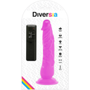 Diversia Dildo Vibrante Flessibile Viola 21 cm con Ventosa – immagine 7