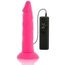 Diversia Dildo Vibrante Flessibile Rosa 23 cm con Ventosa – immagine 6