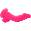 Diversia Dildo Vibrante Flessibile Curvo Punto G Rosa 21,5 cm con Ventosa – immagine 7