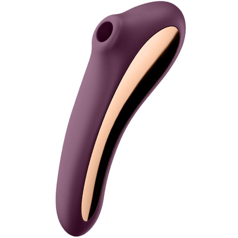 Satisfyer Dual Kiss Vibratore a Doppia Stimolazione Con Onde d'aria Rosso Vino