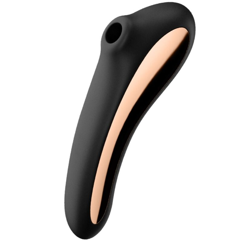 Satisfyer Dual Kiss Vibratore a Doppia Stimolazione Con Onde d'aria Nero