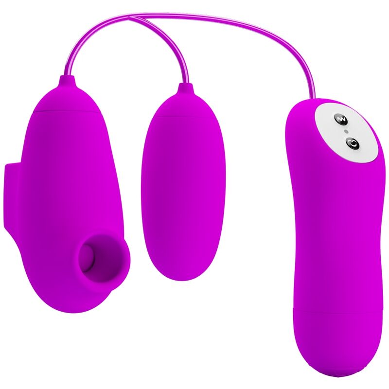 Pretty Love Bullet Vibrante con Aspirazione 12 Funzioni