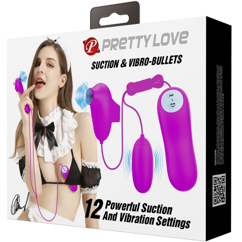 Pretty Love Bullet Vibrante con Aspirazione 12 Funzioni – immagine 6