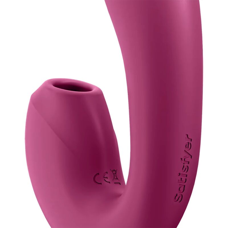Satisfyer Sunray Vibratore a Doppia Stimolazione Con Onde d'aria Rosso – immagine 2