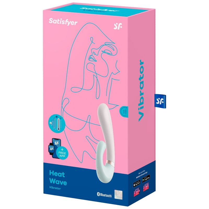 Satisfyer Heat Wave Vibratore Rabbit Bianco – immagine 4