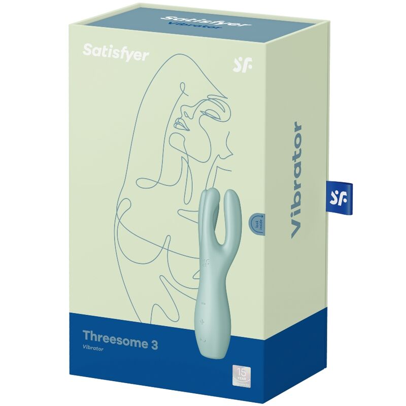 Satisfyer Threesome 3 Vibratore Multifunzione Menta – immagine 4