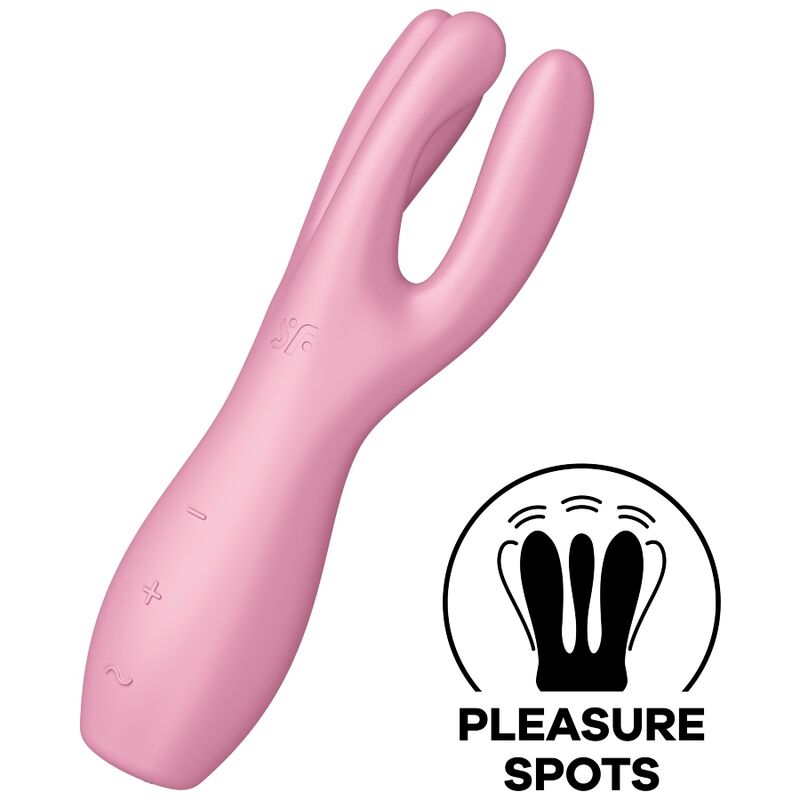 Satisfyer Threesome 3 Vibratore Multifunzione Rosa – immagine 2