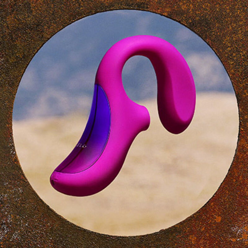 LELO Enigma Cruise Massaggiatore Sonico a Doppia Stimolazione Deep Rose – immagine 5