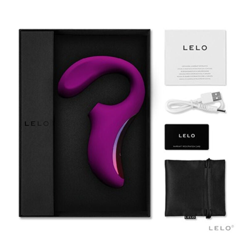 LELO Enigma Cruise Massaggiatore Sonico a Doppia Stimolazione Deep Rose – immagine 4