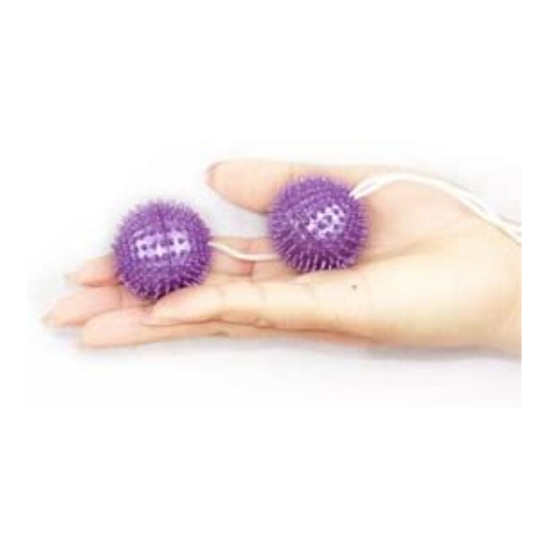 Baile Deep Pleasure Palline Vaginali Testurizzate Viola 3,6 cm – immagine 3