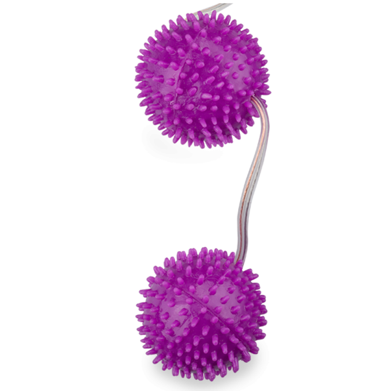Baile Deep Pleasure Palline Vaginali Testurizzate Viola 3,6 cm