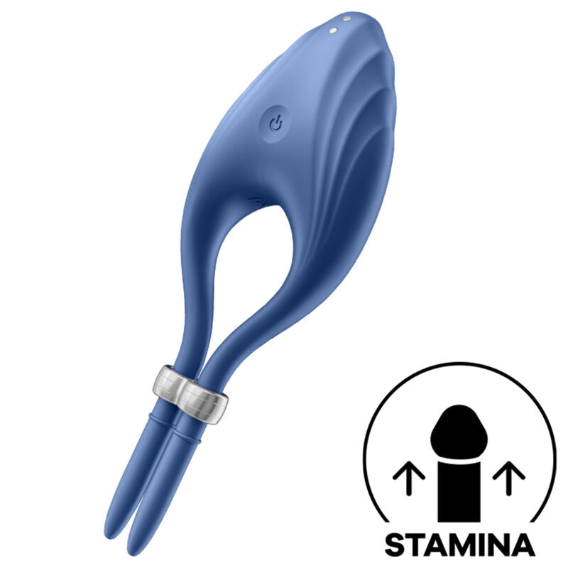 Satisfyer Duelist Anello Vibrante Blu