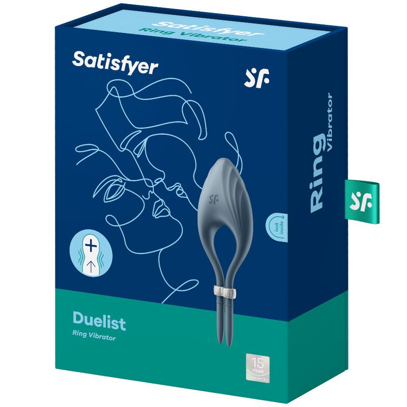 Satisfyer Duelist Anello Vibrante Grigio – immagine 4