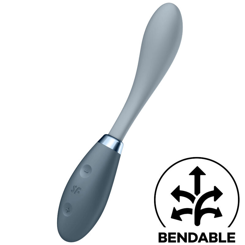 Satisfyer G-Spot Flex 3 Vibratore Punto G Grigio