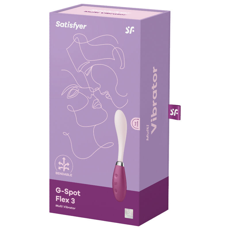 Satisfyer G-Spot Flex 3 Vibratore Punto G Rosso – immagine 4