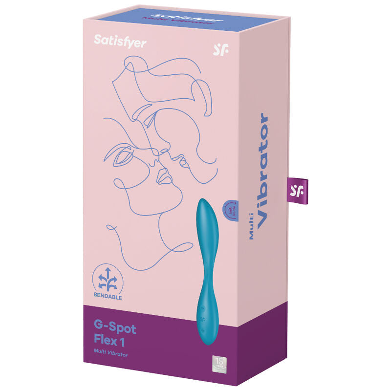 Satisfyer G-Spot Flex 1 Vibratore Punto G Blu – immagine 4