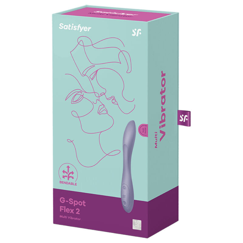 Satisfyer G-Spot Flex 2 Vibratore Punto G Viola – immagine 4