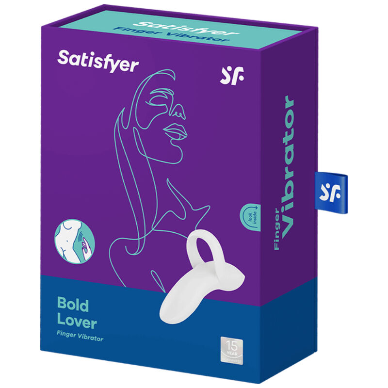 Satisfyer Bold Lover Vibratore da Dito Bianco – immagine 4
