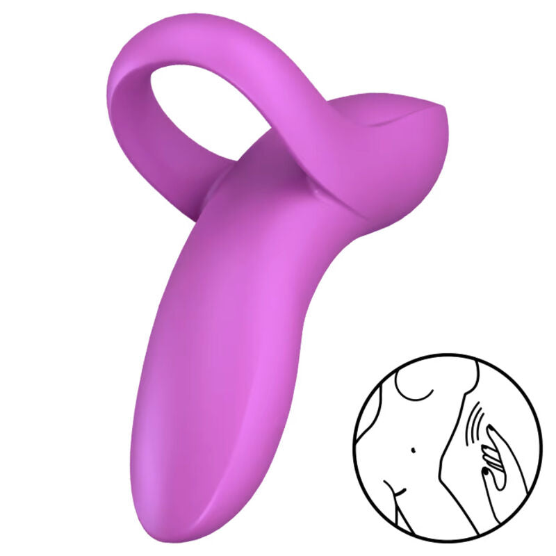 Satisfyer Bold Lover Vibratore da Dito Rosa