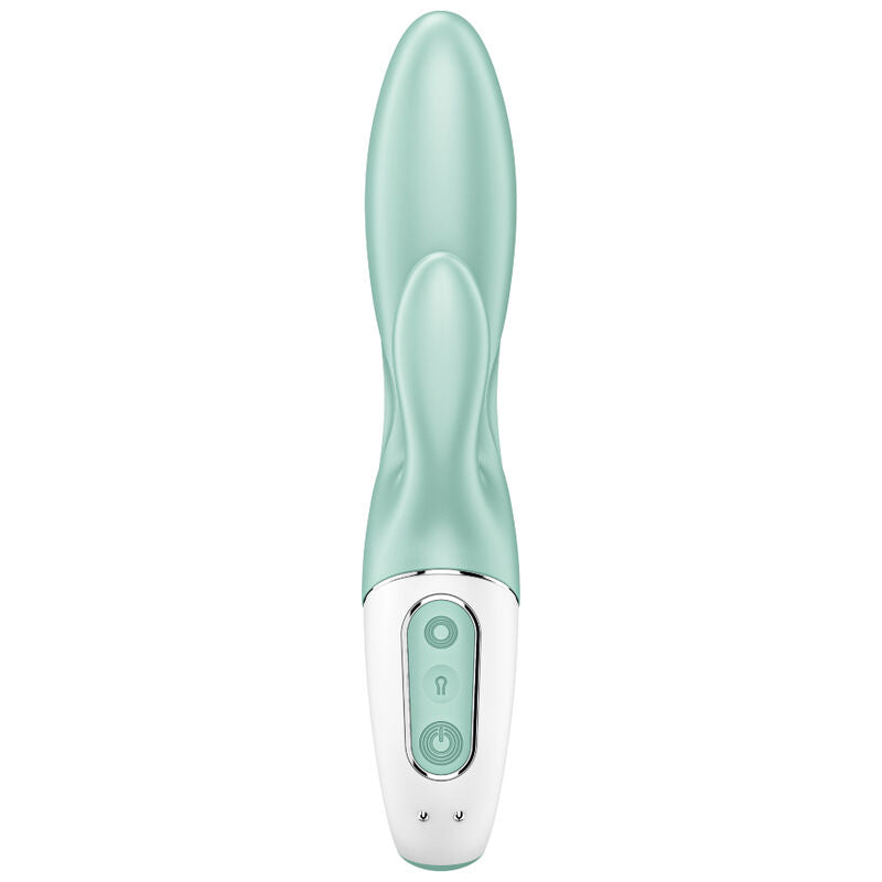 Satisfyer Air Pump Bunny 5+ Vibratore Gonfiabile Verde – immagine 2