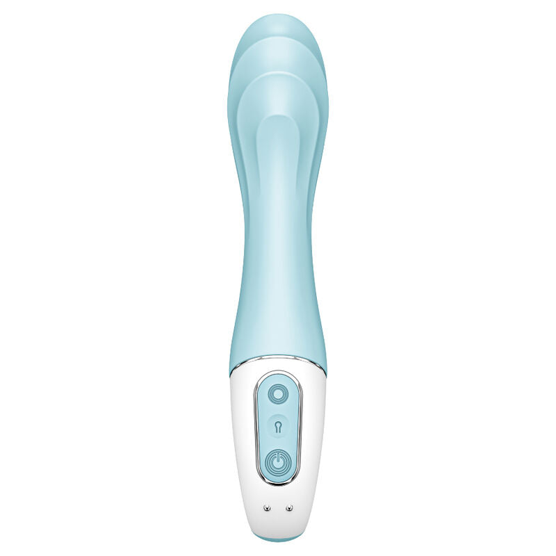 Satisfyer Air Pump Vibrator 5+ Vibratore Gonfiabile Blu – immagine 3