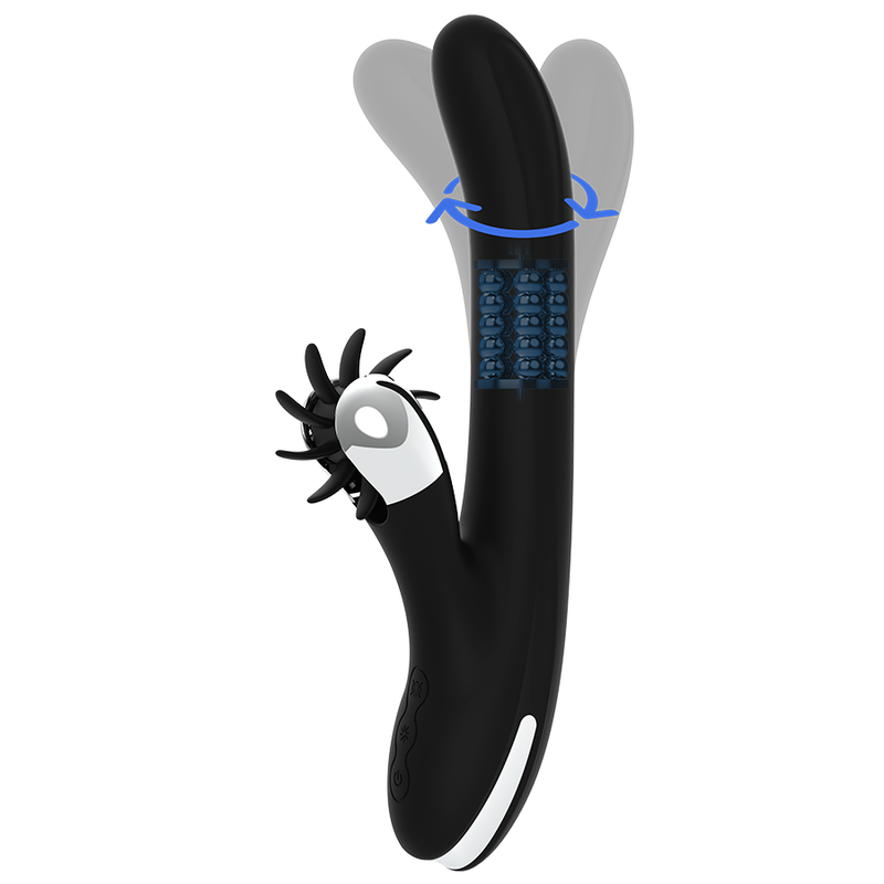 Black&Silver Bunny Storm Vibratore Rabbit Rotante – immagine 2