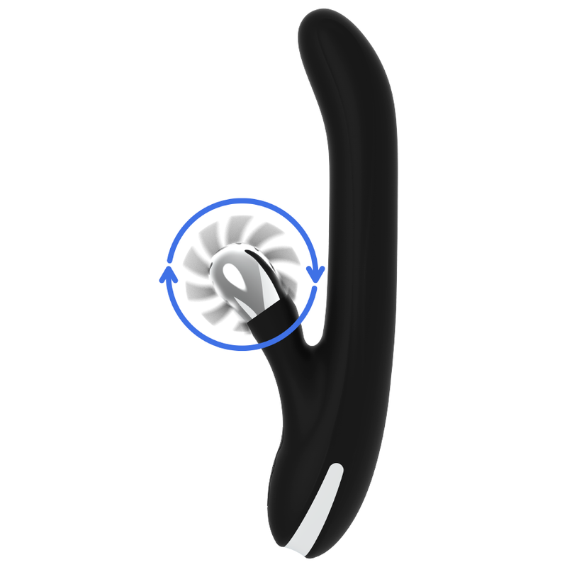 Black&Silver Bunny Storm Vibratore Rabbit Rotante – immagine 3