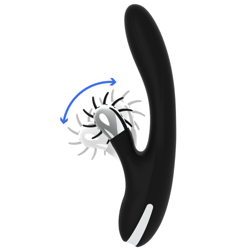 Black&Silver Bunny Grimm Vibratore Rabbit con Funzione Onda – immagine 4