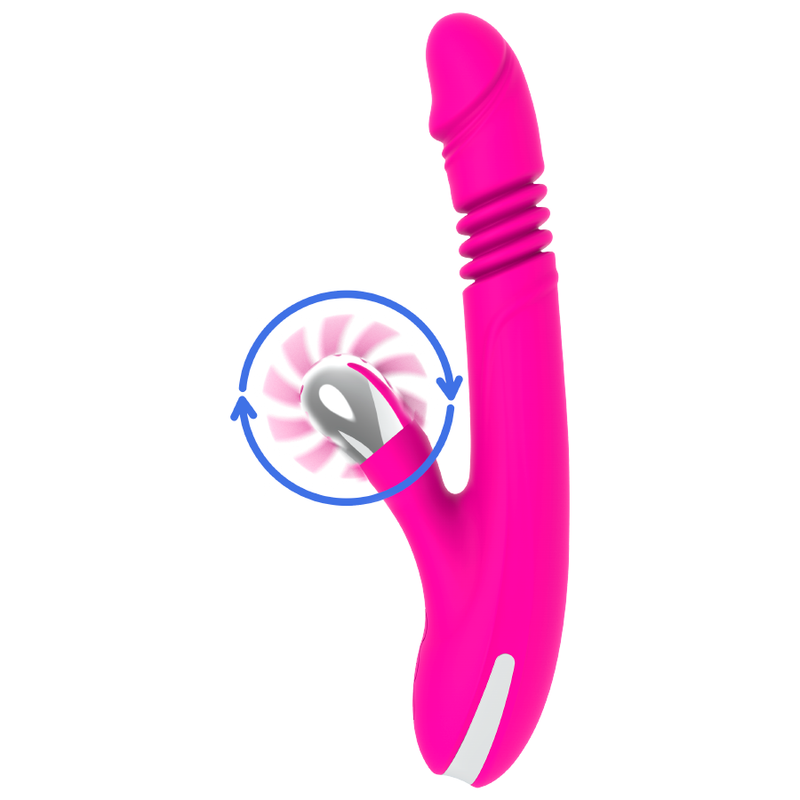 Diversia Bunny Up & Down Vibratore Rabbit Ricaricabile 24 cm – immagine 5